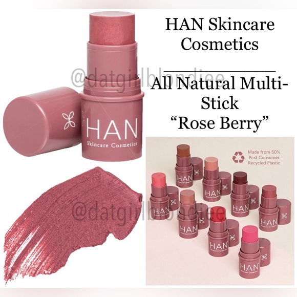 Hans Skincare Cosmetics Other - HAN Skincare Cosmetics: All Natural Multi-Stick (Rose Berry)